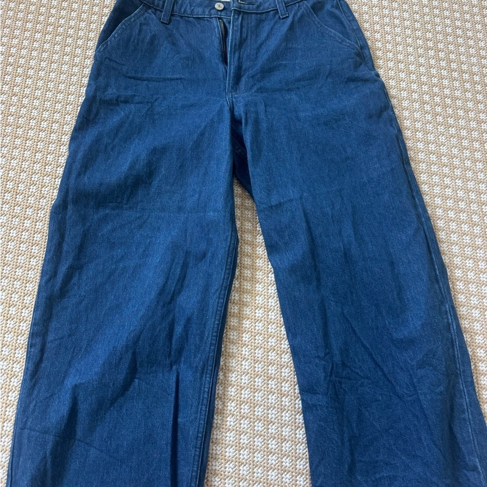 Abercrombie & fitch mid rise ultra wide leg jeans size 26 - Picture 2 of 4